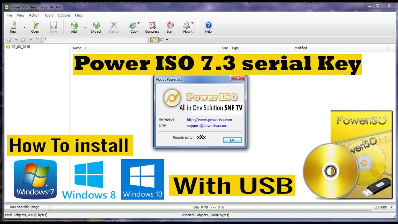 Poweriso full version free download with crack for windows 7 windows 10